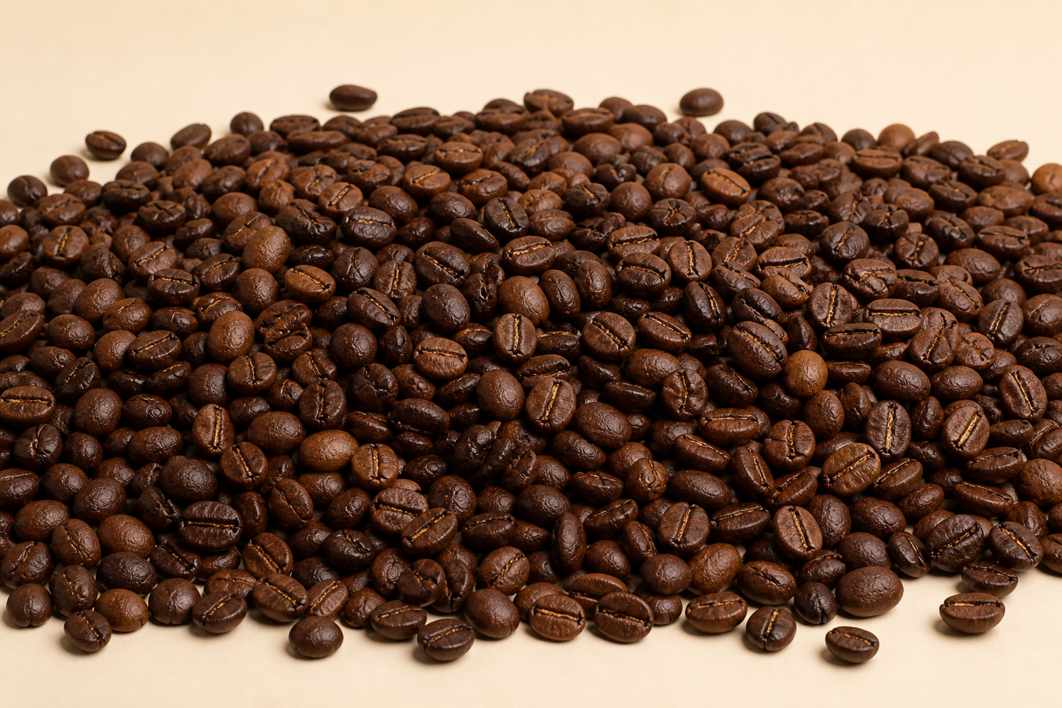 Roasted coffee beans